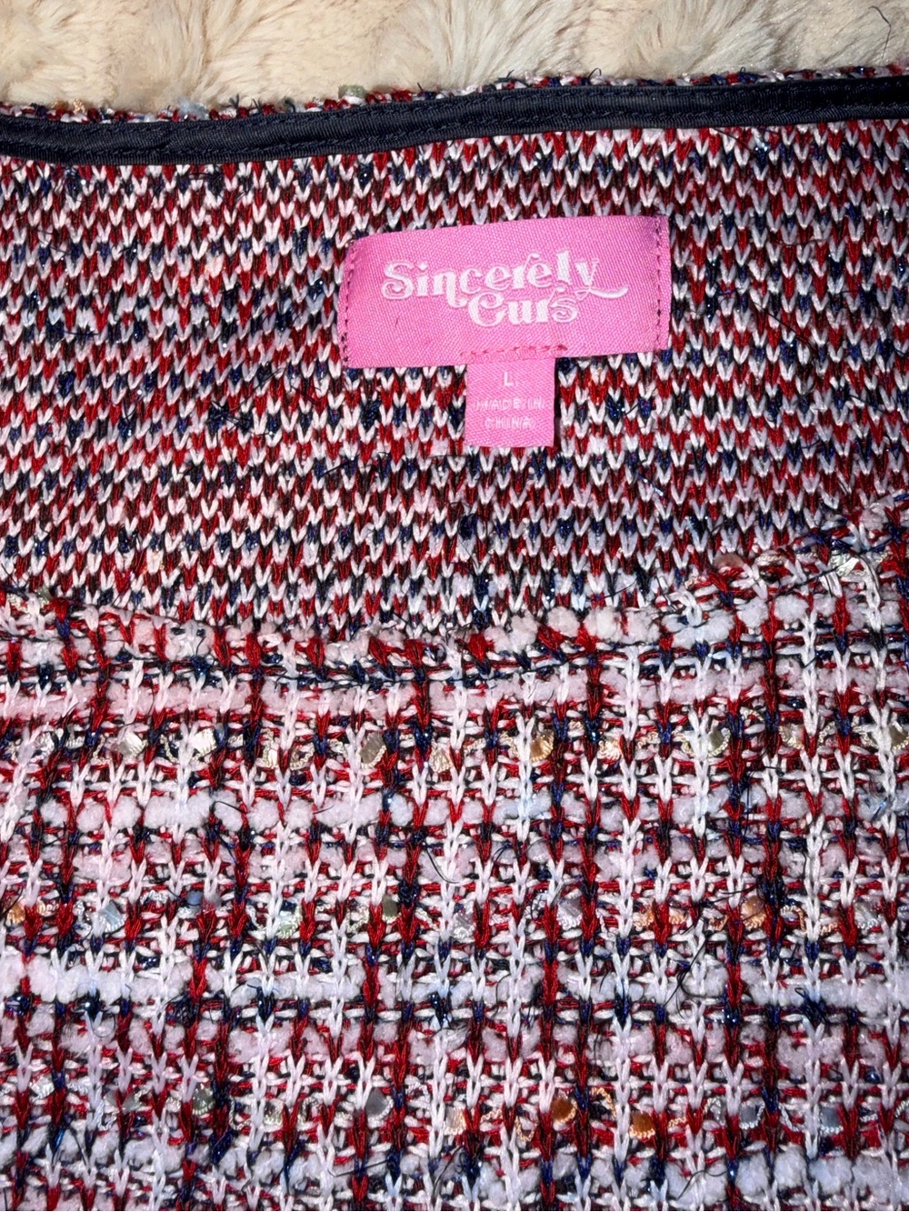 Sincerely Ours Tweed Knit matching set - Picture 4 of 4